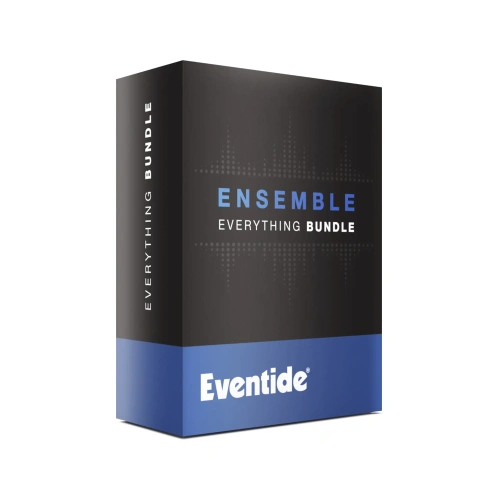 image to Eventide Ensemble Bundle plugin software box in black background
