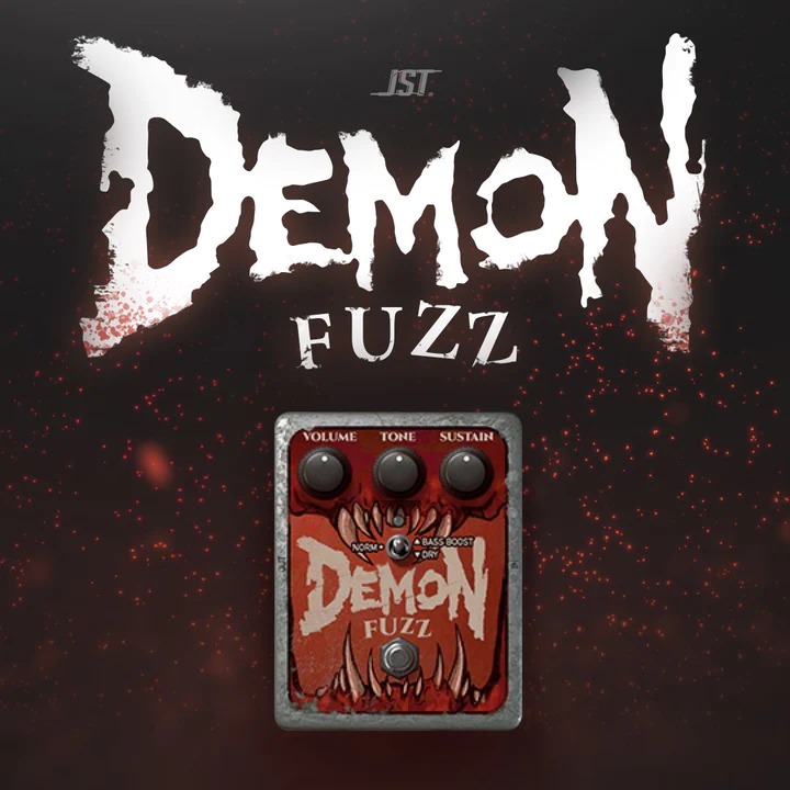 image to jst demon fuzz plugin in black and red background.