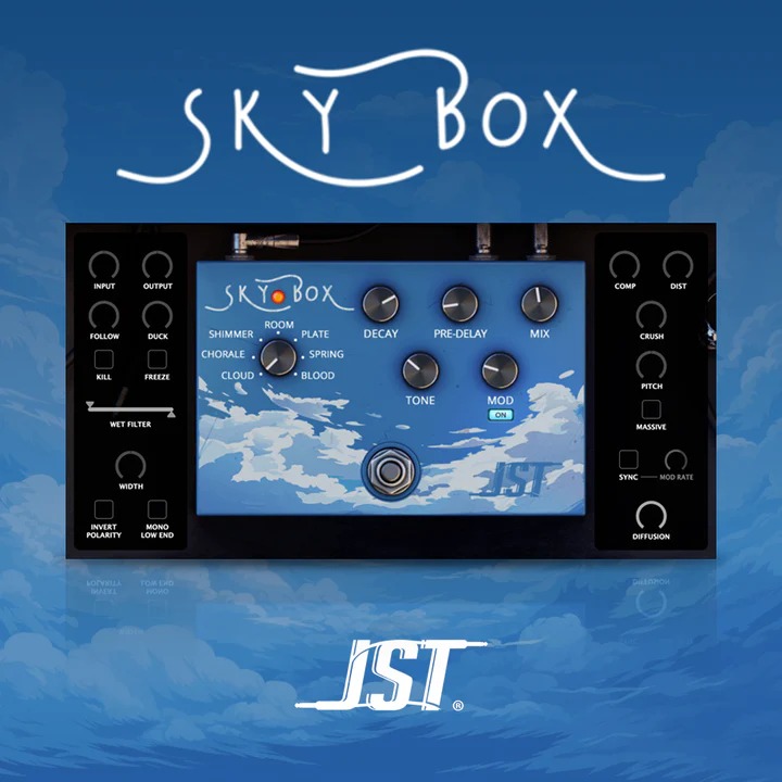 image to jst sky-box plugin in sky background.