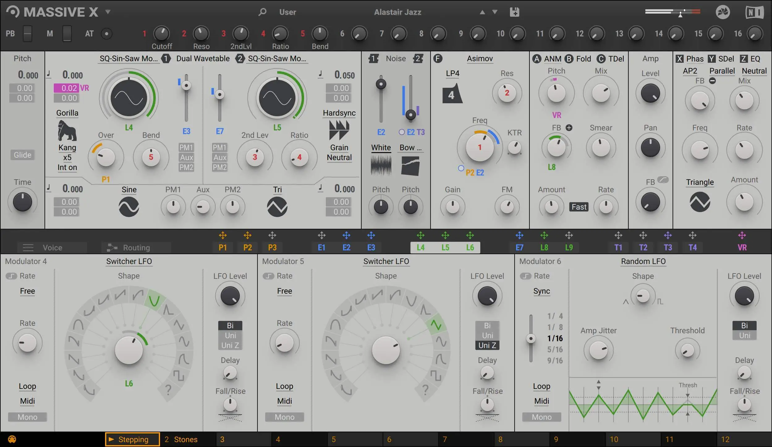 image to native instruments massive X synthesizer plugin.