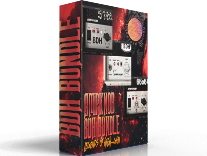 Box of AmpKnob BDH Bundle audio plugin bundle.