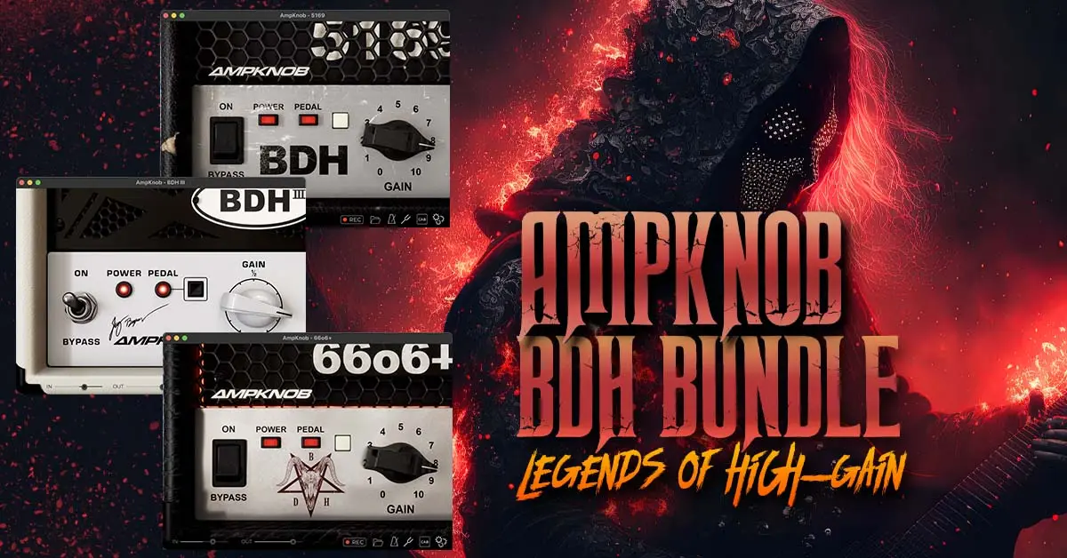 Image of AmpKnob BDH Bundle audio plugin bundle.