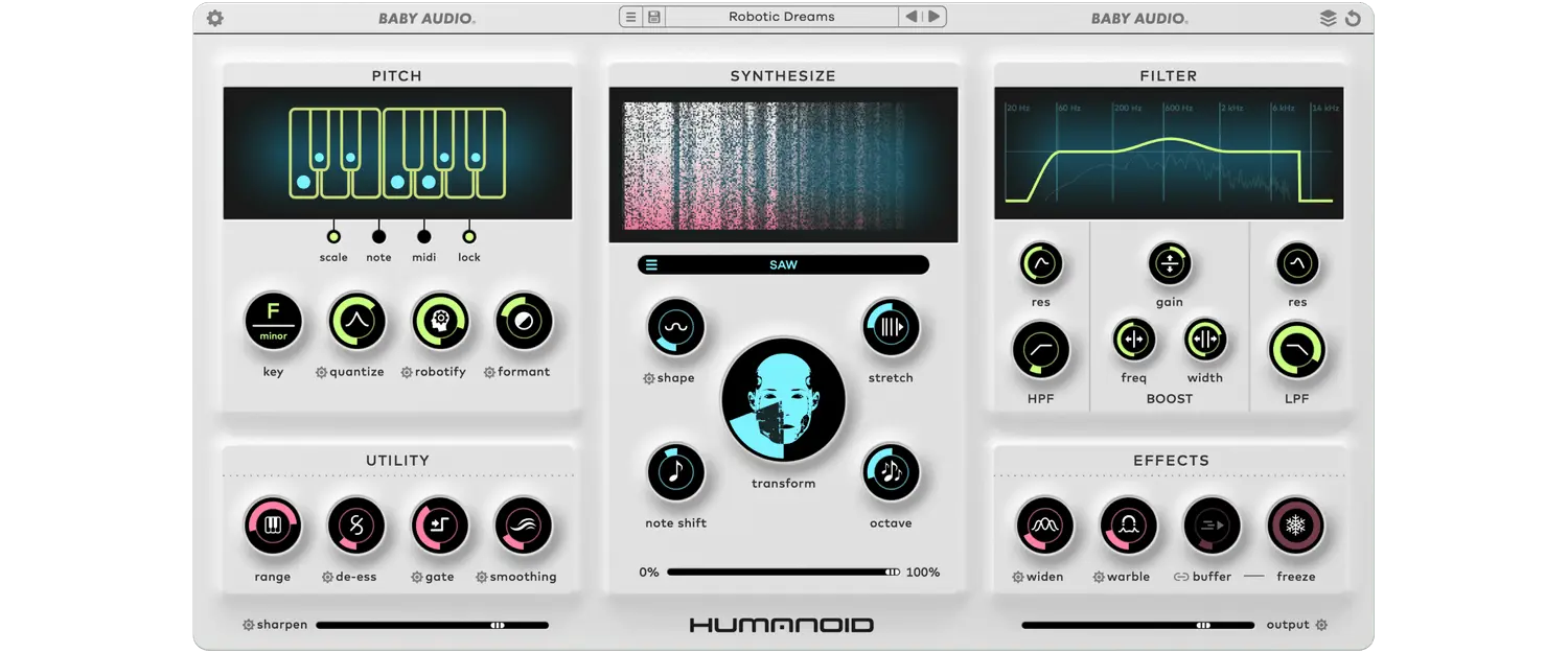 image of baby audio humanoid audio plugin