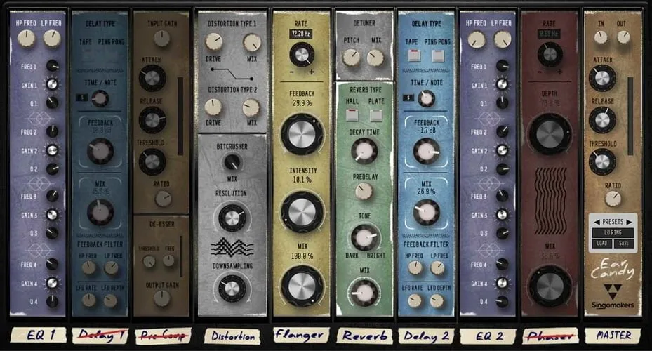 image of ear candy plugin boutique audio plugin