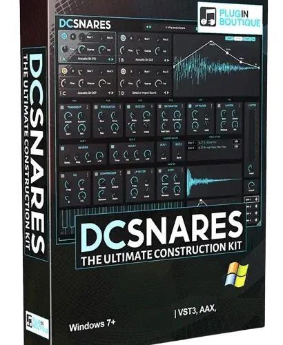 box of DC Snares Plugin Boutique Audio plugin.