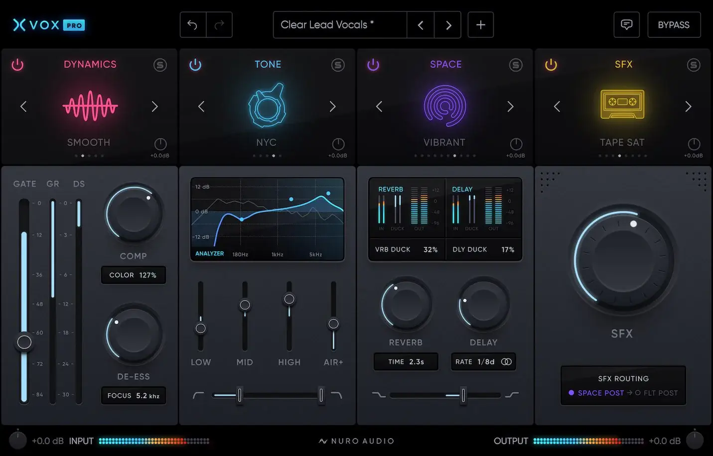 image of Xvox Pro audio plugin.