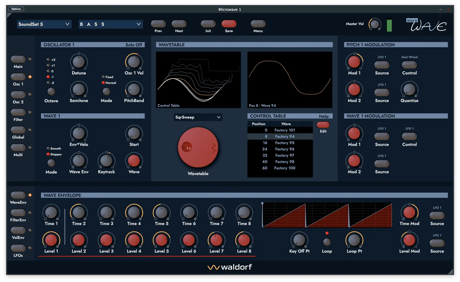 image of MIcrowave 1 Waldorf Music Audio plugin.