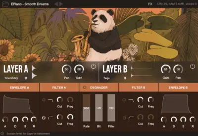 image to lofi panda 3 audio plugin