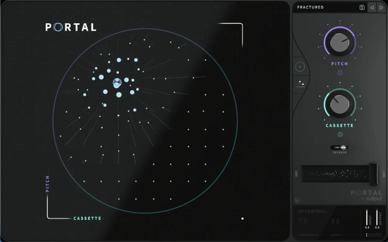 image of output portal audio plugin.