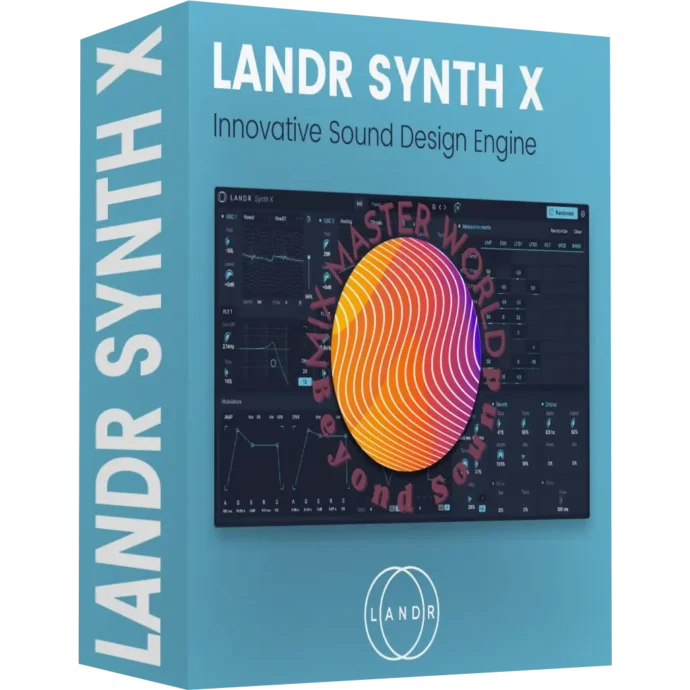 BOX OF LANDR SYNTH X AUDIO PLUGIN